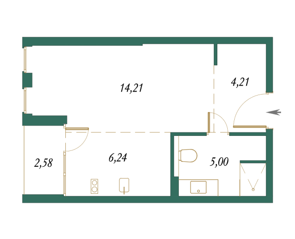 Apartman 2-4