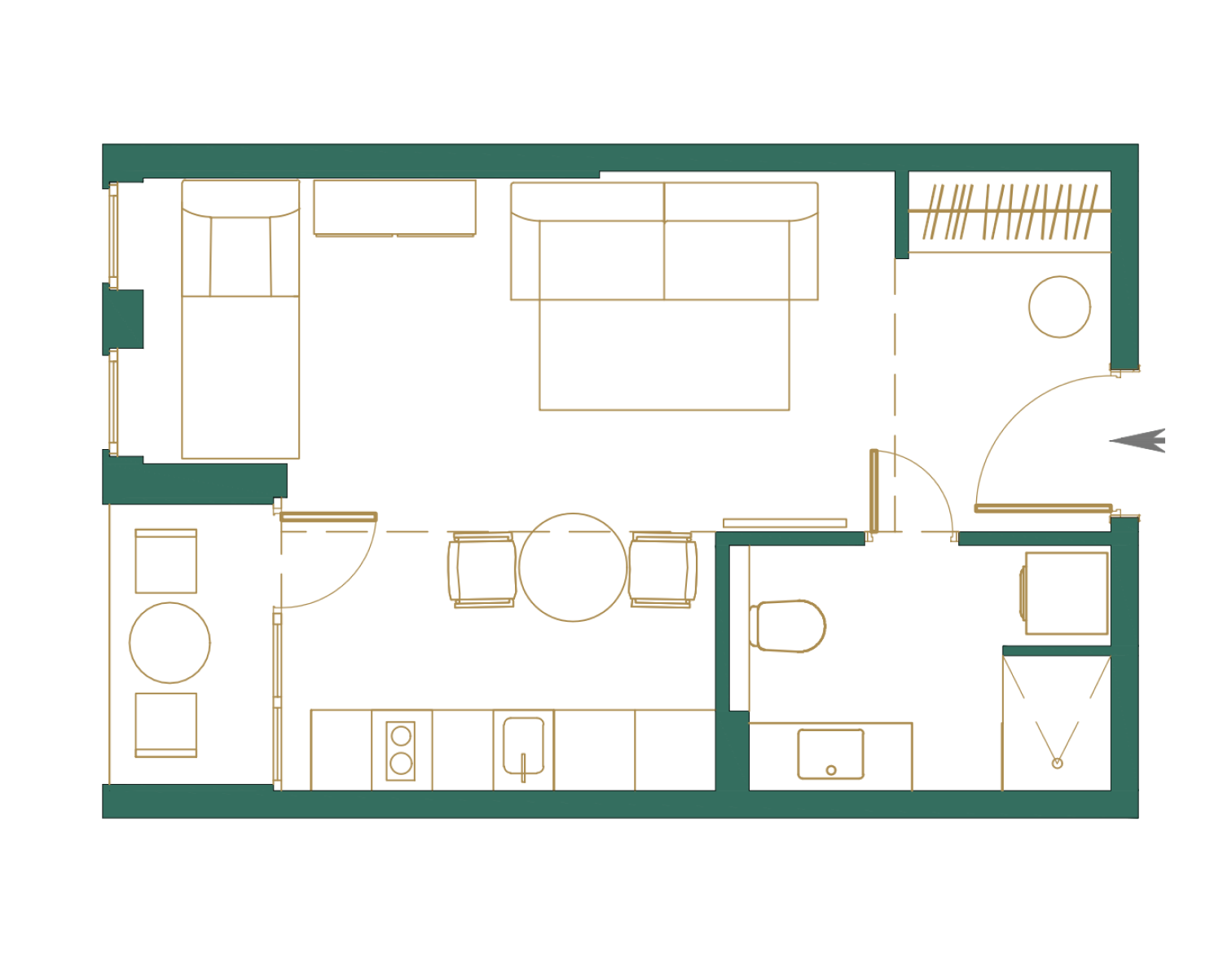Apartment 1-4